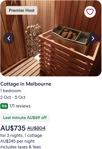 Cottage in melbourne